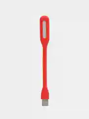 Красный led светильник, гибкий, USB фонарь, гибкая светодиодная USB лампа