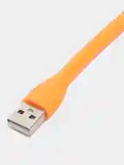 Оранжевый led светильник, гибкий, USB фонарь, гибкая светодиодная USB лампа