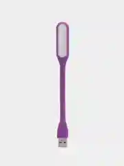 Фиолетовый led светильник, гибкий, USB фонарь, гибкая светодиодная USB лампа