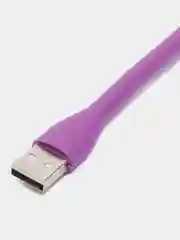 Фиолетовый led светильник, гибкий, USB фонарь, гибкая светодиодная USB лампа