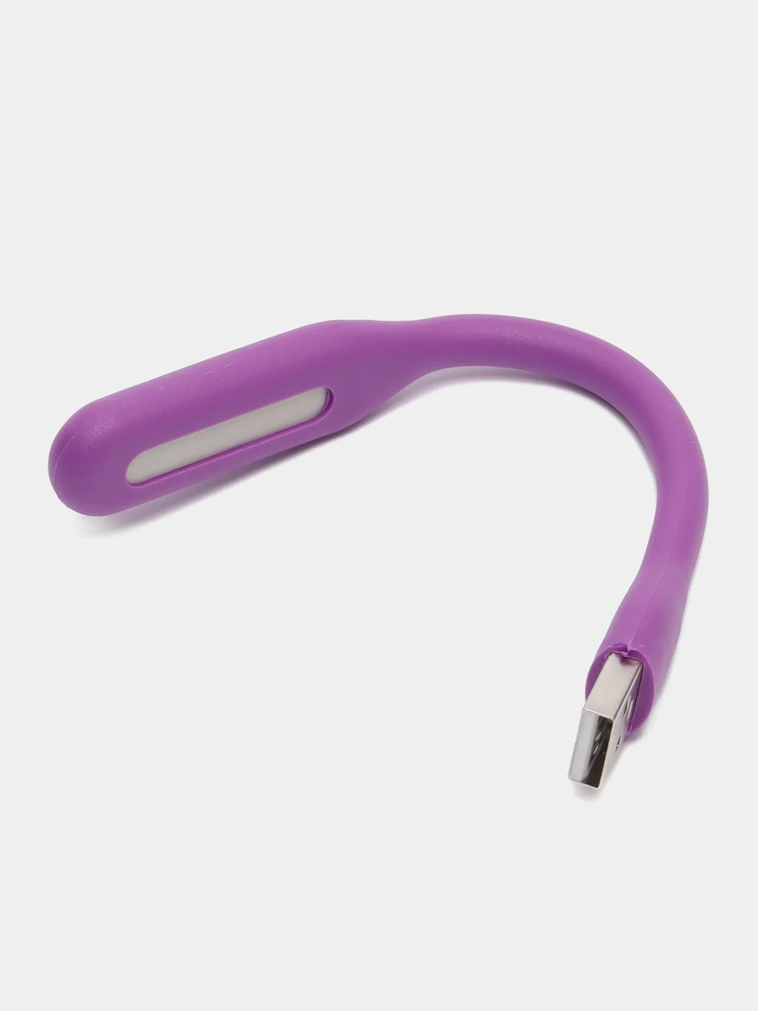 Фиолетовый led светильник, гибкий, USB фонарь, гибкая светодиодная USB лампа