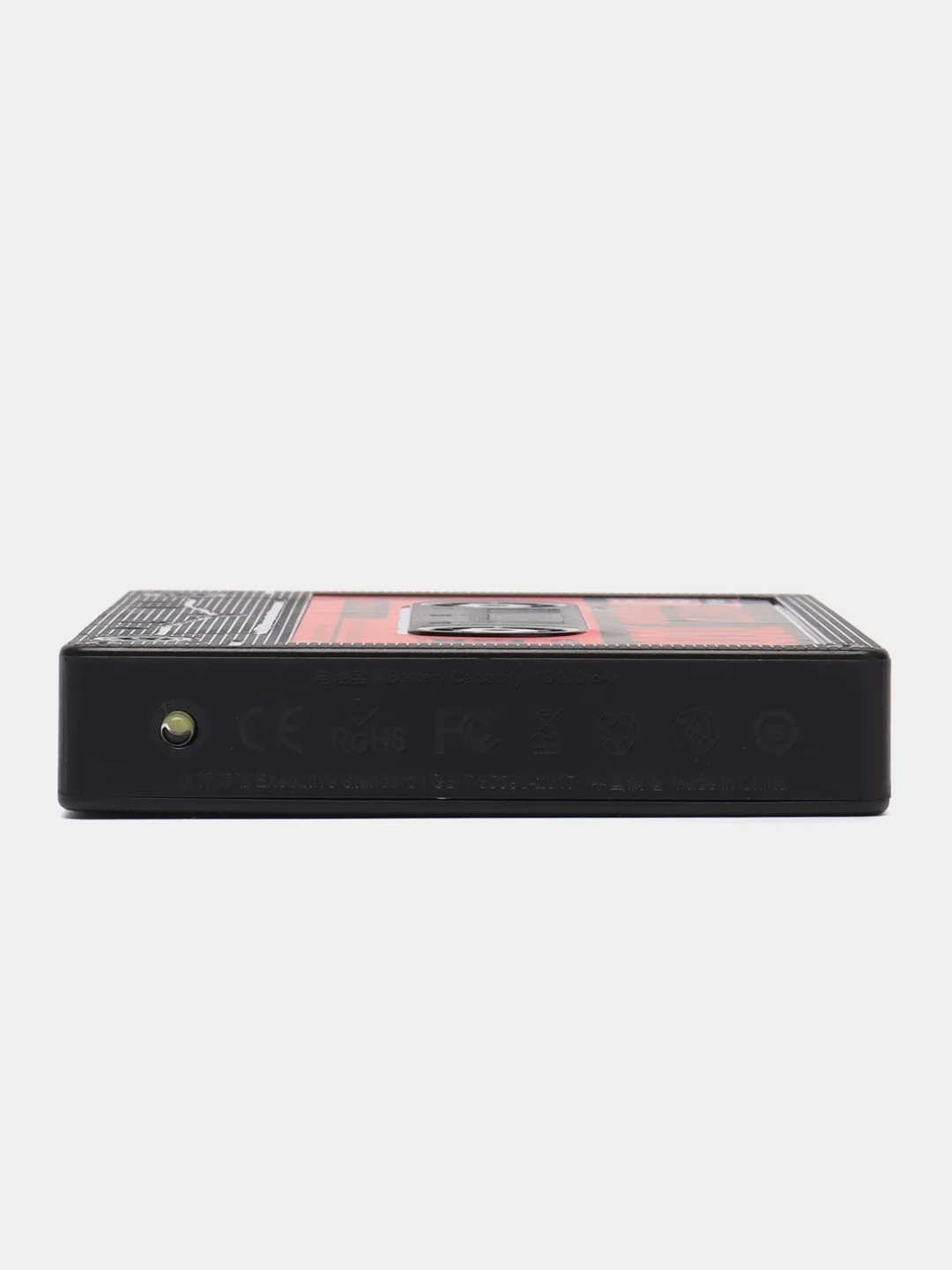Желтый внешний аккумулятор, 10000 mAh, Power Bank с цифровым дисплеем, быстрая зарядка, ретро кассета