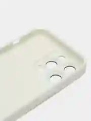 Белый чехол для IPhone (Айфон) с защитой для камеры, 12, 13, 13 Pro, 14