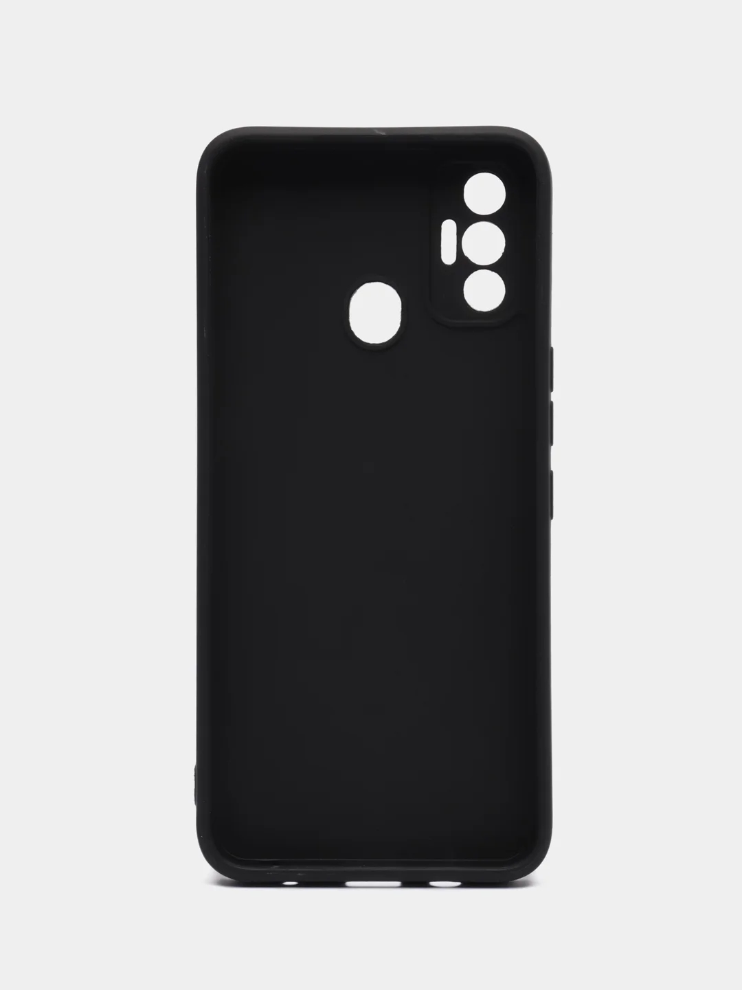 Хром чехол силиконовый с принтом и защитой камеры для TECNO Spark 7