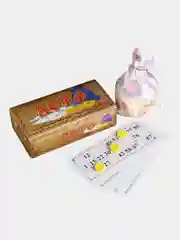 Лото русское "Любимое" с пластиковыми фишками в картонной коробке