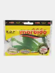 Зеленый cиликоновая приманка виброхвост KDF Morbido