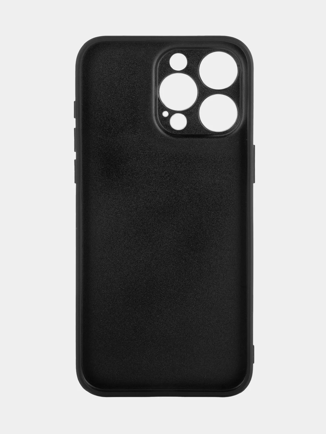 Черный люксовый чехол для iPhone 15 Pro Max Plus алькантара Rosco замшевый силиконовая окантовка