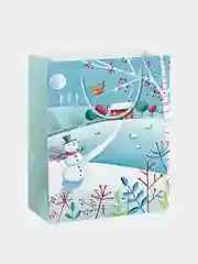 Пакет подарочный новогодний "Collection Medium", набор 4 штуки, 18х10х23 см, 591952