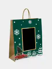 Пакет подарочный "NY Kraft", набор 6 штук, 21x14x26 см, скретч-слой и стилус, 591967