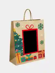 Пакет подарочный "NY Kraft", набор 6 штук, 21x14x26 см, скретч-слой и стилус, 591967