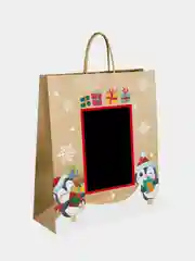 Пакет подарочный "NY Kraft", набор 6 штук, 21x14x26 см, скретч-слой и стилус, 591967