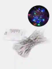 Электрогирлянда-нить уличная "Стандарт", 8 м, 100 LED, мультицветная, на батарейках,591292