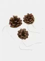 Елка искуственная, новогодняя, 120 см, "Пушистая", с инеем и шишками, зеленая