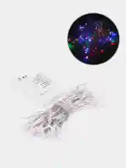 Электрогирлянда-нить уличная "Стандарт", 6 м, 60 LED, мультицветная, на батарейках, 591291