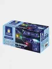 Электрогирлянда-нить уличная "Стандарт", 6 м, 60 LED, мультицветная, на батарейках, 591291