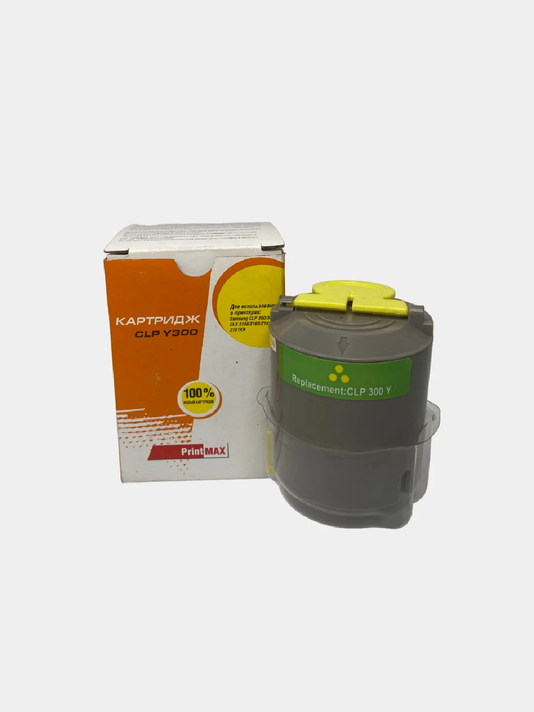 Совместимый картридж Printmax (CLP-Y300A) для Samsung CLP-300/ CLX-2160/ (yellow), 1000стр