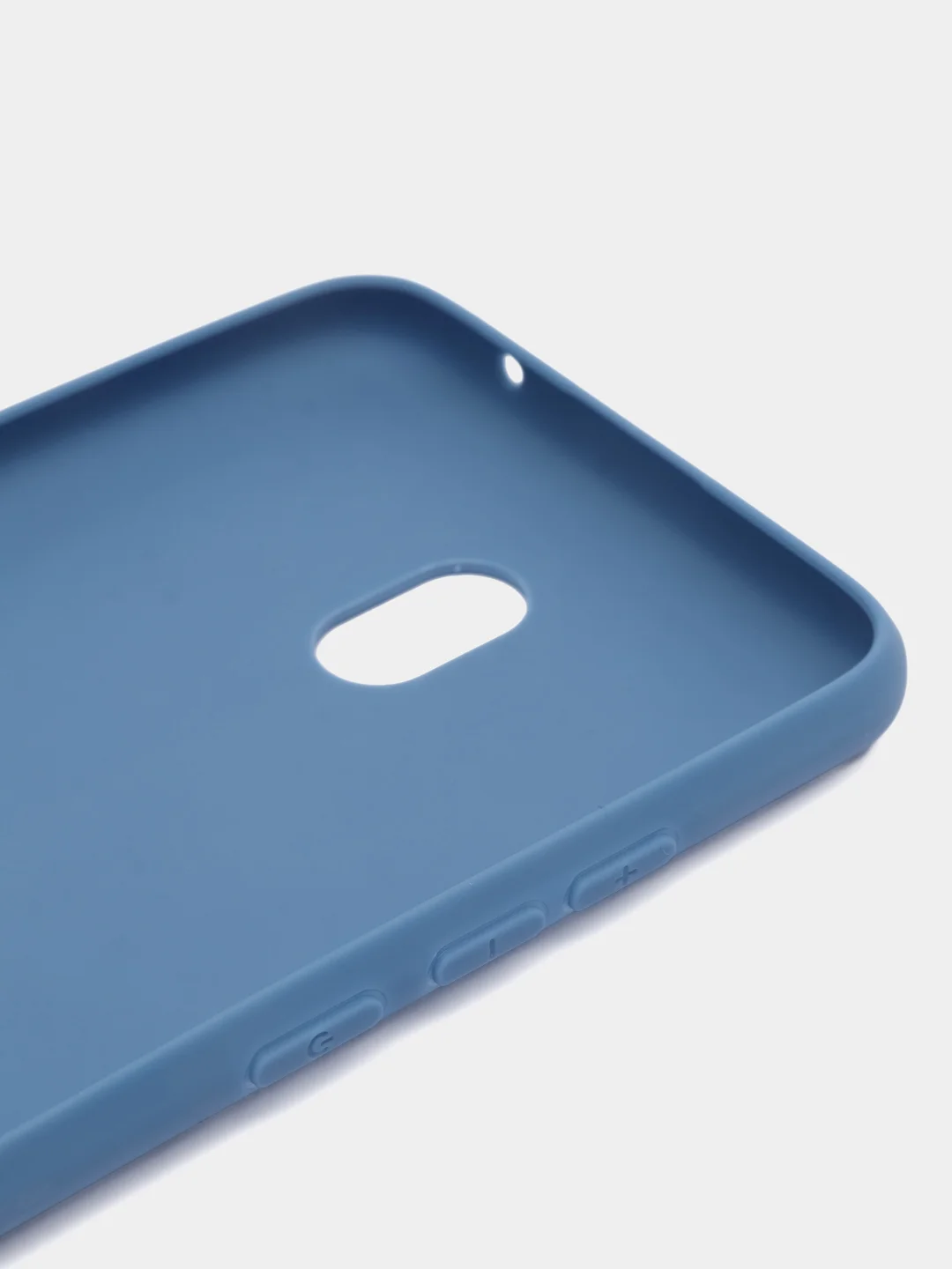Темно-синий защитный силиконовый чехол для смартфона Xiaomi Redmi