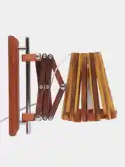 Светильник настенный, люстра, бра, деревянный, раздвижной, ретро