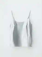 Серебряный топ женский Sela нарядный, серебряный