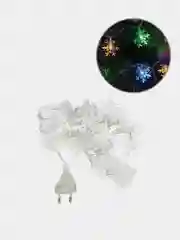 Электрогирлянда-нить комнатная "Снежинки", 3 м, 30 LED, мультицветная, 220 V, 591268