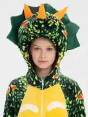 Лесной зеленый кигуруми пижама, костюм дракона, тигра, скелета, льва, единорога, новогодний