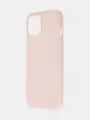 Пудровый чехол для Apple iPhone 15 силиконовый ROSCO матовый с микрофиброй, бортиком защитой камер