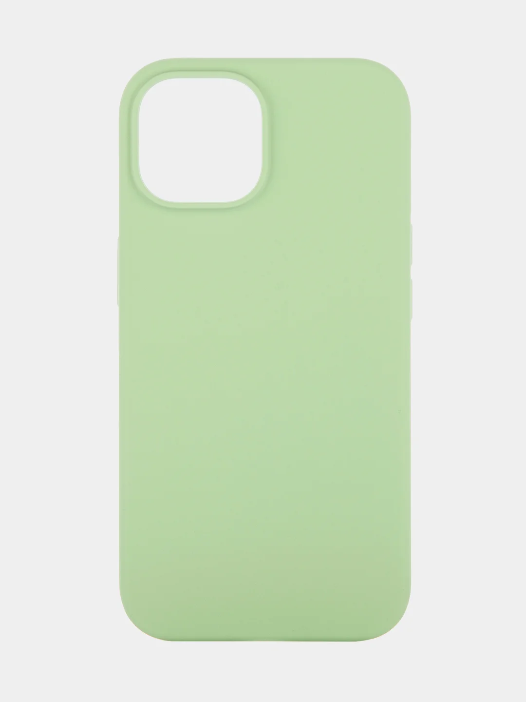 Желтый чехол для Apple iPhone 15 силиконовый ROSCO матовый с микрофиброй, бортиком защитой камер