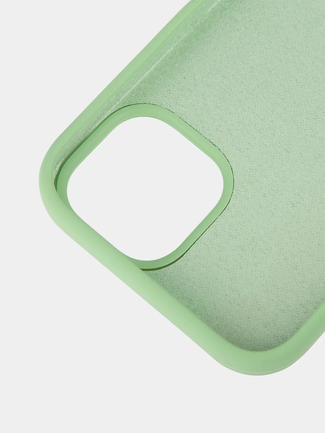 Желтый чехол для Apple iPhone 15 силиконовый ROSCO матовый с микрофиброй, бортиком защитой камер