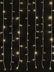 Электрогирлянда-занавес уличная "Штора", 2х2 м, 304 LED, теплый белый, 220 V, 591301