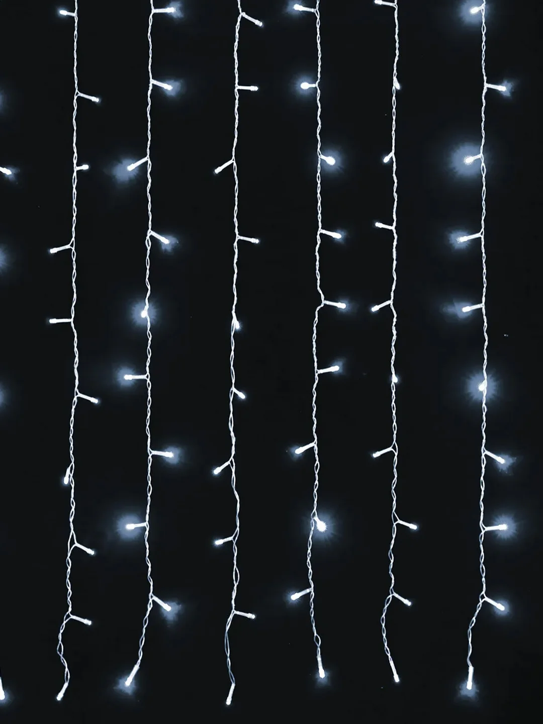 Электрогирлянда-занавес уличная "Штора", 3,8 х 2,4 м, 480 LED, белый 220 V, 591302