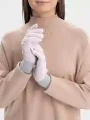 Серый перчатки женские, теплые