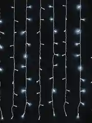 Электрогирлянда-занавес комнатная "Штора", 3х2 м, 306 LED, холодный белый, 220 V, 591333