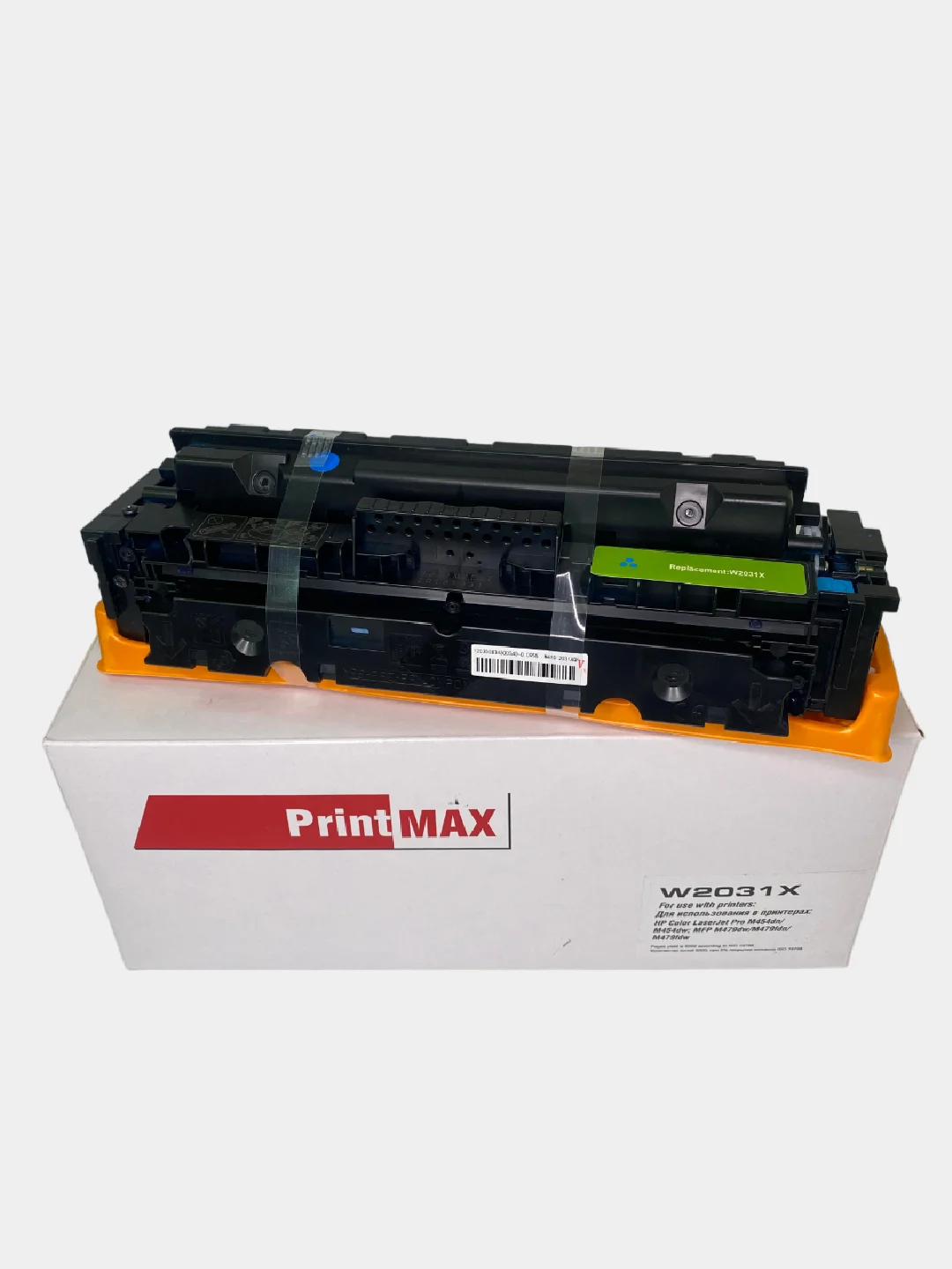 Совместимый картридж Printmax (W2031X) для HP LJP M454/M479 Cyan, 6000 стр