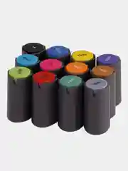 Маркеры для скетчинга BRAUBERG ART CLASSIC, двусторонние, 1 мм - 6 мм, 12 шт