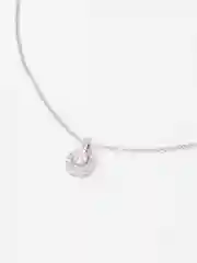 Колье-подвеска, кулон с цепочкой, s925, серебро