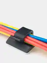 Белый держатель проводов, 10 штук