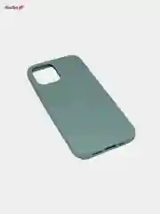 Бирюзовый чехол-накладка "Soft-touch" с перфорацией для iPhone 11 Pro/11 Pro Max/12/12Pro/12 Pro Max