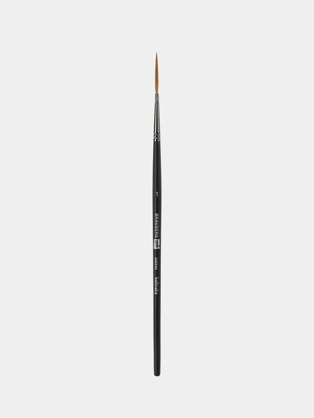 Кисть художественная BRAUBERG ART CLASSIC, колонок, № 1, короткая ручка