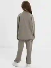 Оливковый спортивный костюм для девочки