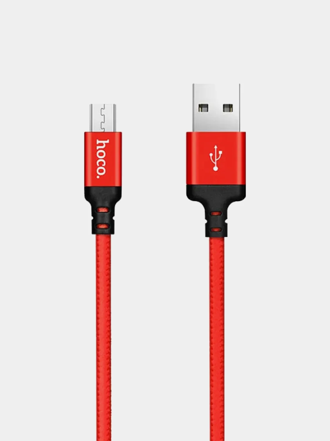 Черный кабель зарядный USB Micro-USB Hoco X14 Times speed, 1/2 м
