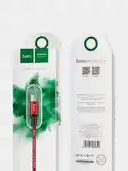 Черный кабель зарядный USB Micro-USB Hoco X14 Times speed, 1/2 м