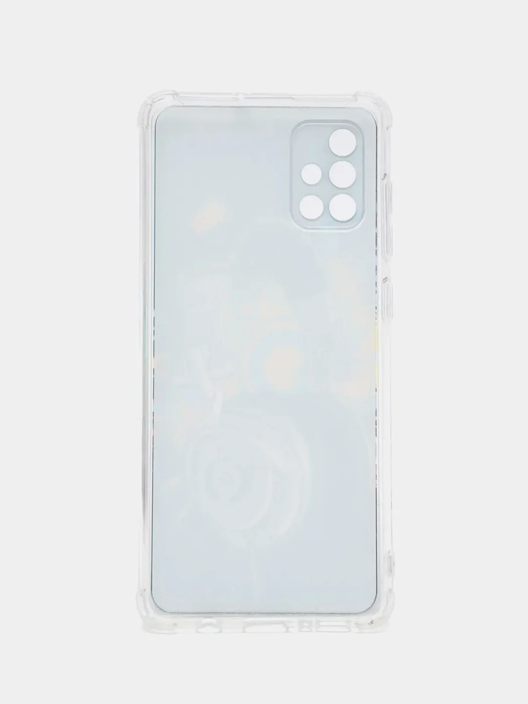 Угольный чехол Samsung Galaxy A71, Самсунг Галакси А71 силиконовый с рисунком и усиленными углами