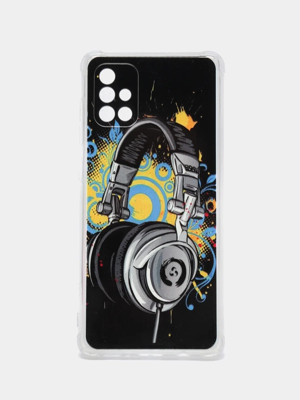 Чехол Samsung Galaxy A71, Самсунг Галакси А71 силиконовый с рисунком и усиленными углами