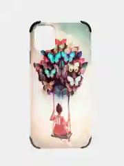 Аметистовый чехол Xiaomi Redmi 9C, Redmi 10A с рисунком, усиленные углы