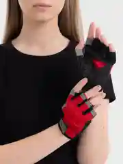 Красный перчатки для фитнеса и велосипедного спорта