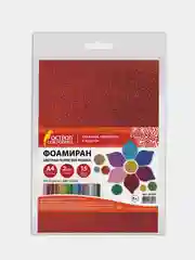 Пористая резина/фоамиран Остров сокровищ, А4, 2 мм, 15 листов, 15 цветов, яркие цвета