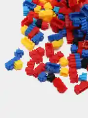 Алый детский 3D конструктор "Человек паук", "Капитан Америка", "Марио", "Бэтмен", "Пикачу"