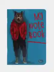Синий блокнот в клетку А5, тетрадь, 40 листов, MyArt My notebook, Проф-Пресс