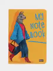 Желтый блокнот в клетку А5, тетрадь, 40 листов, MyArt My notebook, Проф-Пресс
