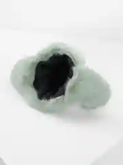 Мятный шапка ушанка, меховая